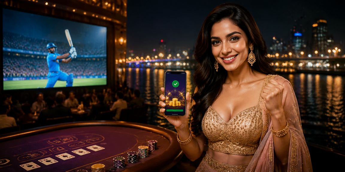 India cricket betting poster with bollywood theme